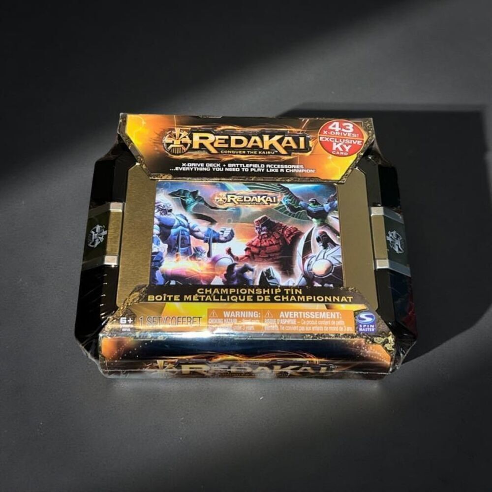 Sealed Redakai Conquer the Kairu Championship Tin X-Drive Deck Game
